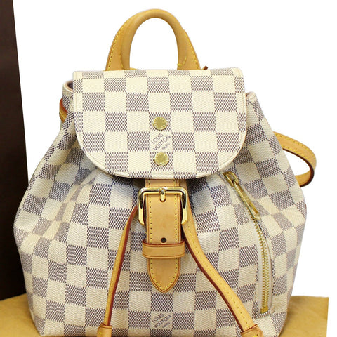 LOUIS VUITTON Damier Azur Sperone BB Backpack Bag