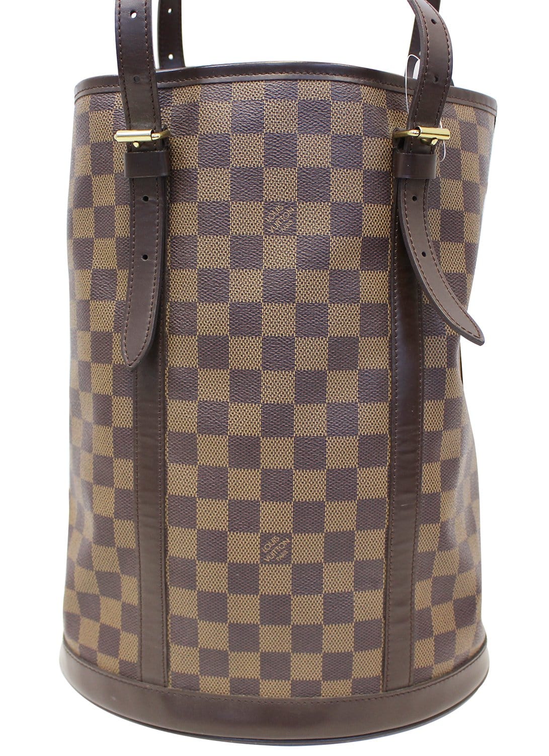 LOUIS VUITTON Damier Ebene Bucket Large Special Order Shoulder Bag