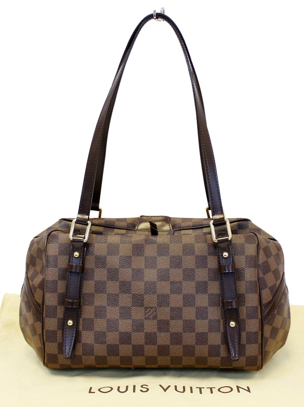 LOUIS VUITTON Damier Ebene Rivington PM Shoulder Bag