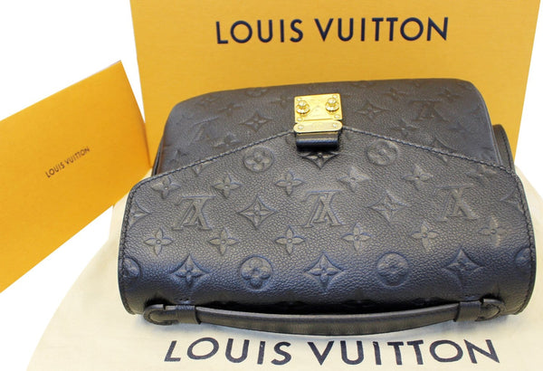 LOUIS VUITTON Monogram Empreinte Metis Pochette Crossbody Bag Noir