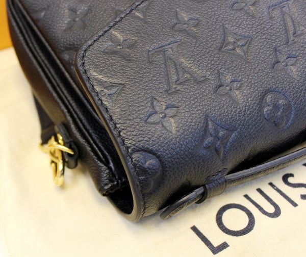 LOUIS VUITTON Monogram Empreinte Metis Pochette Crossbody Bag Noir