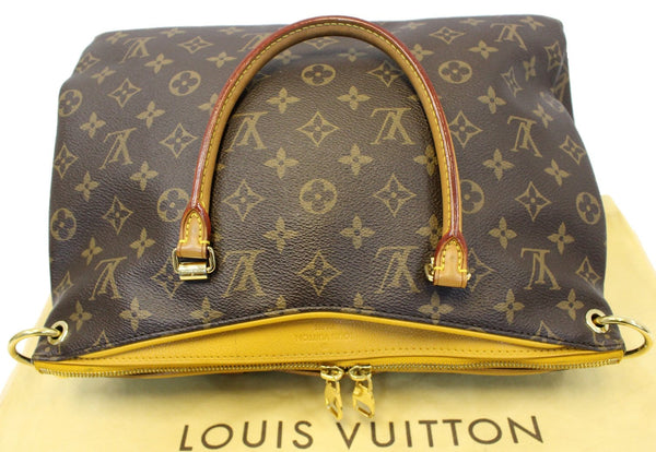 LOUIS VUITTON Safran Monogram Canvas Pallas 2Way Shoulder Bag