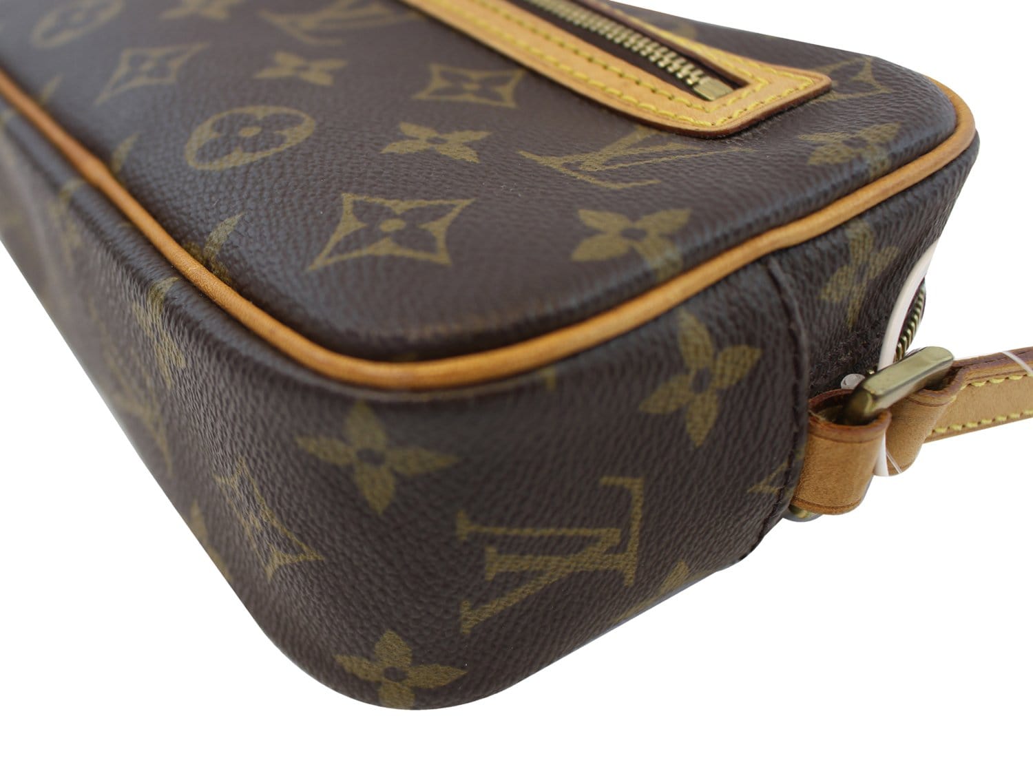 Louis Vuitton 2002 Pre-owned Monogram Pochette Cite Shoulder Bag - Brown