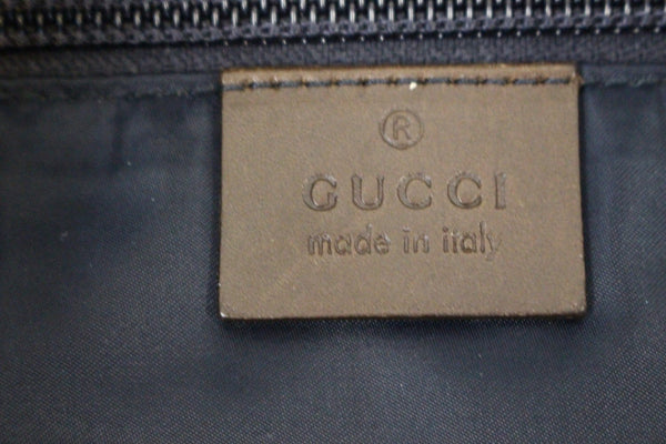 Gucci Crossbody Bag Diamante Nylon Messenger Navy - gucci logo
