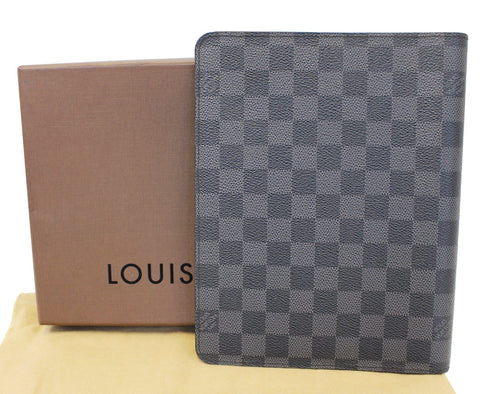 LOUIS VUITTON Damier Graphite Agenda Bureau Note Cover
