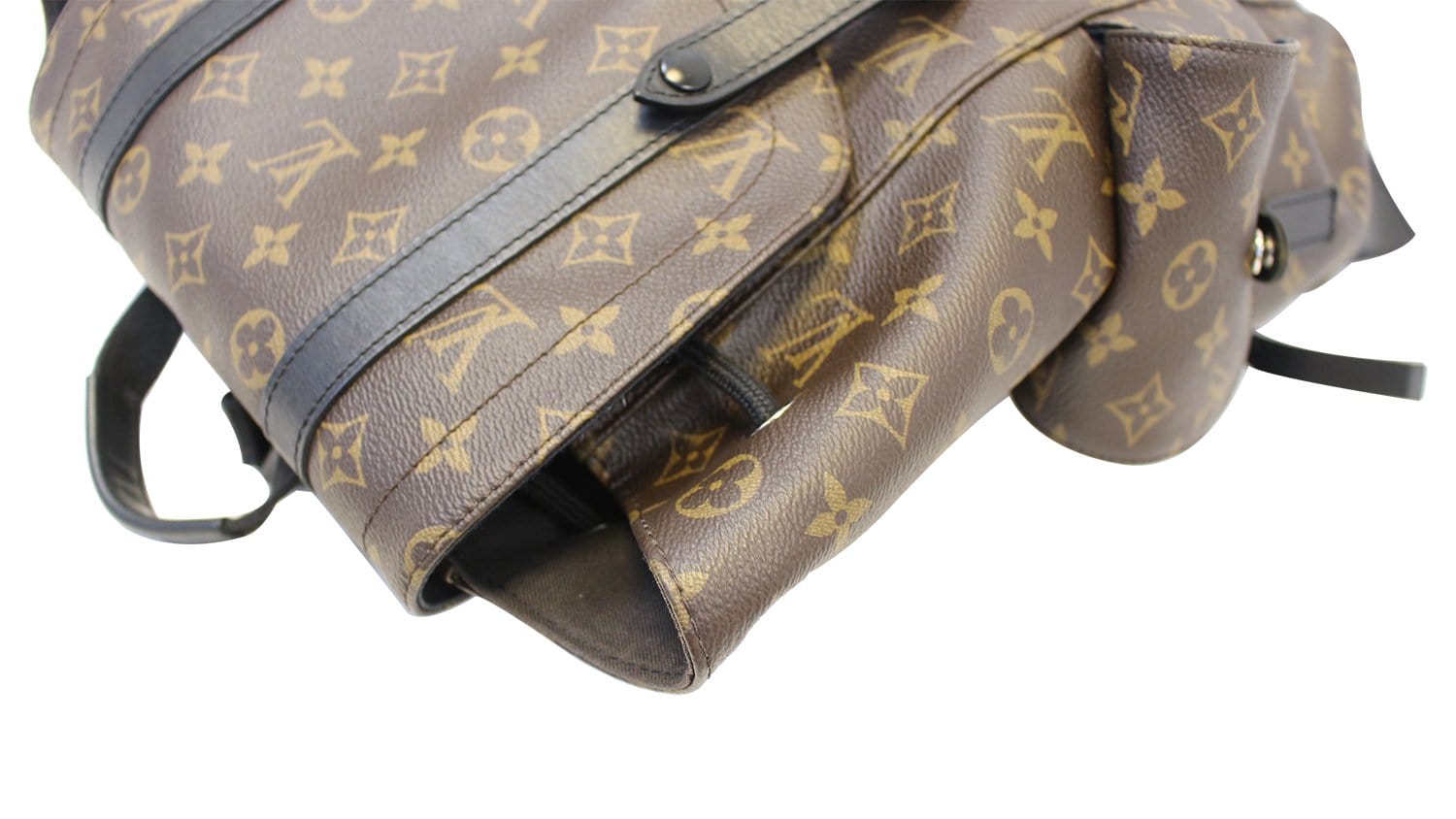 Louis Vuitton Monogram Macassar Christopher Backpack PM For Sale