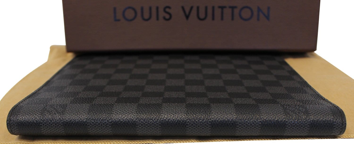 Louis Vuitton Damier Ebene Agenda Bureau Note Cover