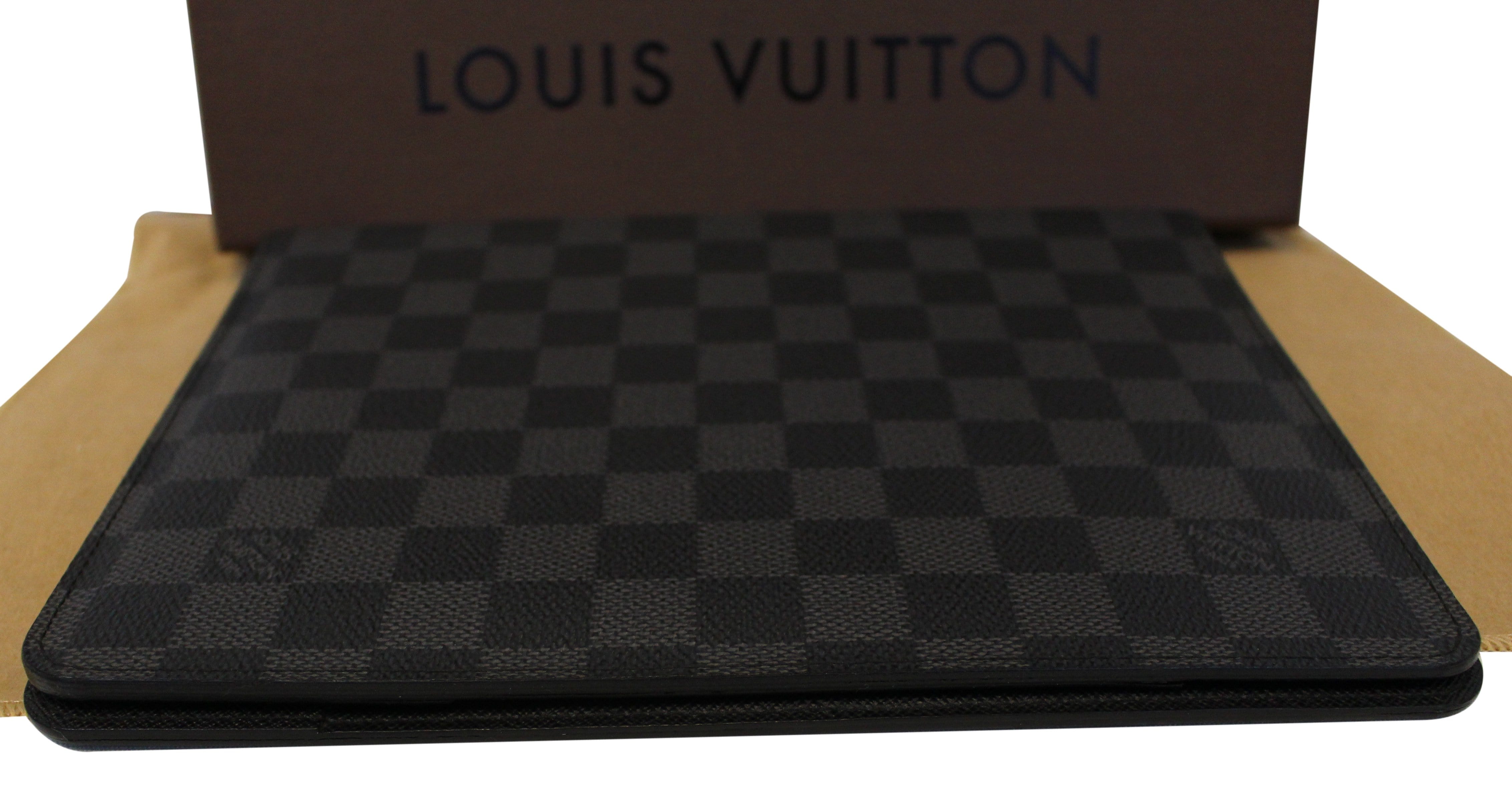 Louis Vuitton Damier Graphite Desk Agenda Cover Bureau Diary R20974