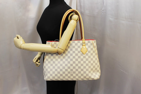 Louis Vuitton Calvi Damier Azur Shoulder Bag - lv damier