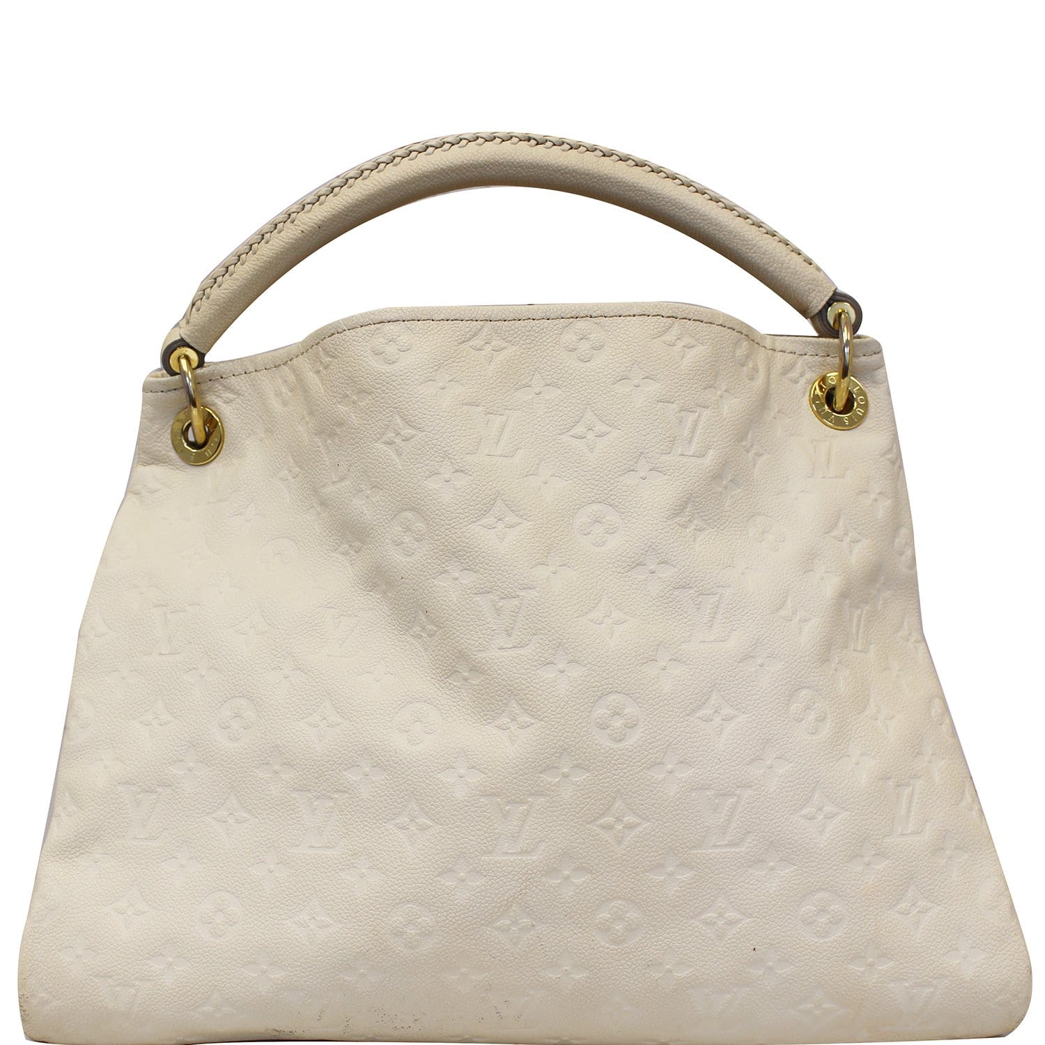 LOUIS VUITTON Ombre taupe Monogram Empreinte leather ARTSY MM Bag For Sale  at 1stDibs