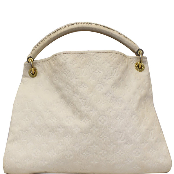 LOUIS VUITTON Artsy MM Empreinte Leather Shoulder Bag Beige-US