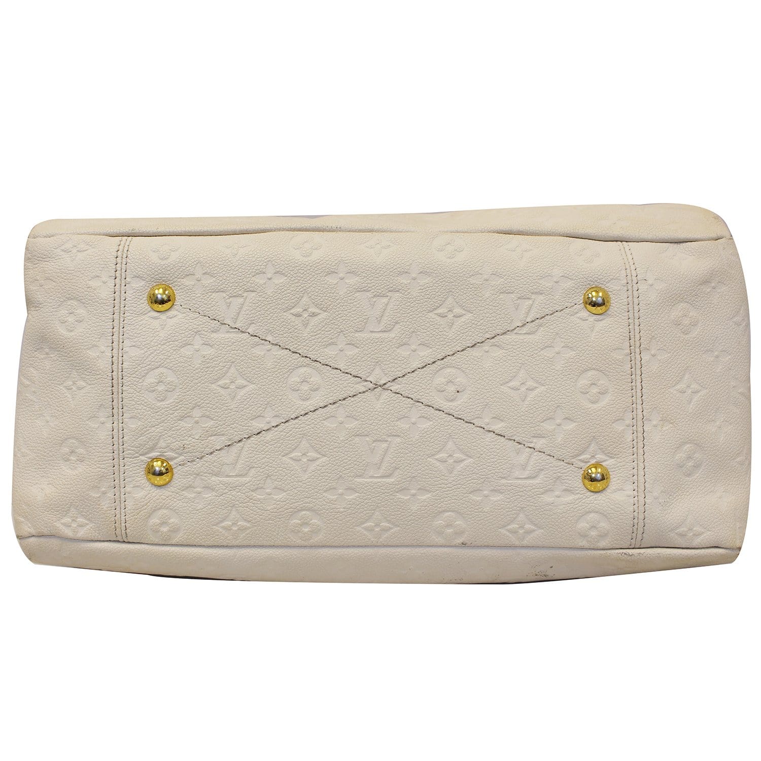 Louis Vuitton - Authenticated Artsy Handbag - Leather Beige Plain for Women, Good Condition