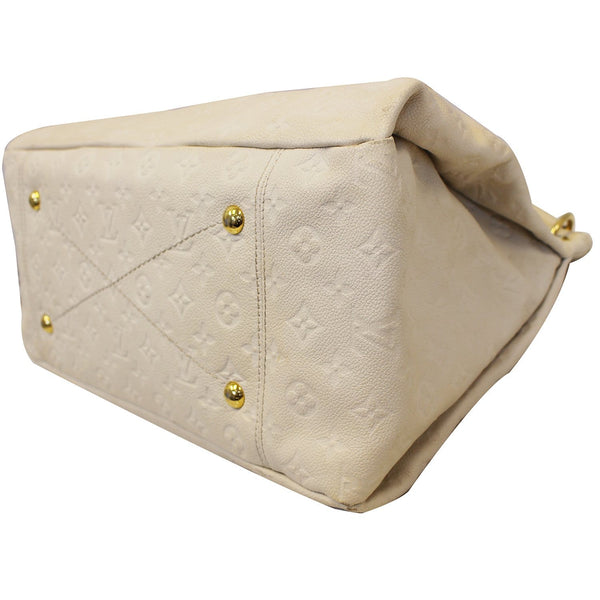 LOUIS VUITTON Artsy MM Empreinte Leather Shoulder Bag Beige-US