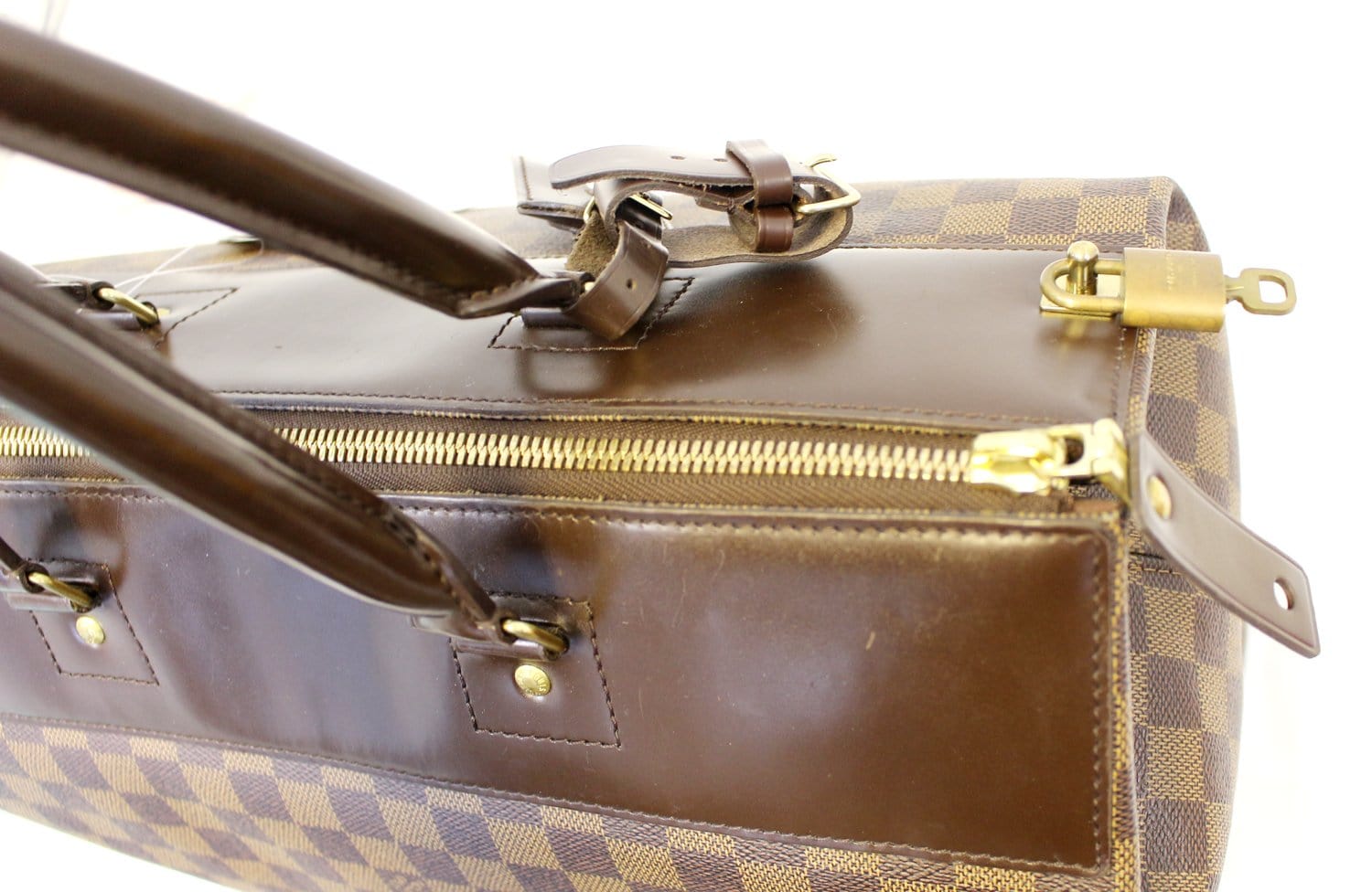 Louis Vuitton Greenwich Gm Damier Ebene Travel Bag (pre-owned), Luggage, Clothing & Accessories