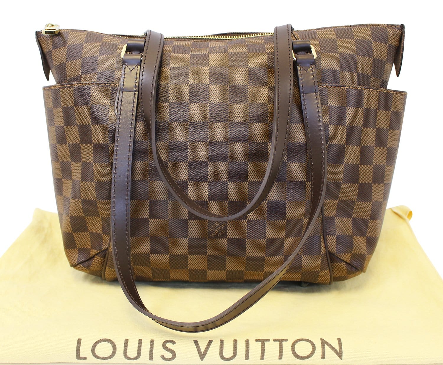 LOUIS VUITTON Damier Azur Totally Pm Shoulder Handbag
