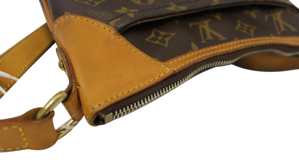 LOUIS VUITTON Monogram Brown Odeon MM Shoulder Bag