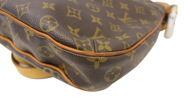 LOUIS VUITTON Monogram Brown Odeon MM Shoulder Bag