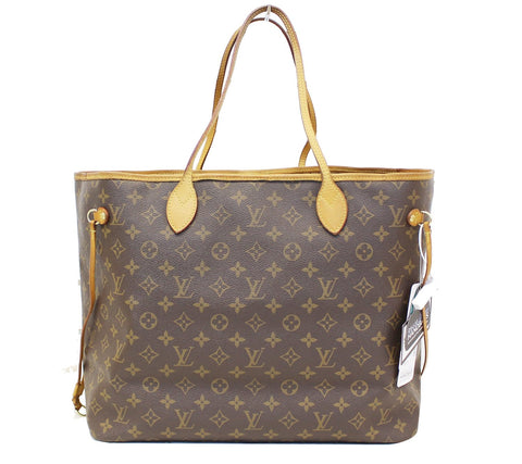 LOUIS VUITTON Monogram Canvas Neverfull GM Brown Tote Bag