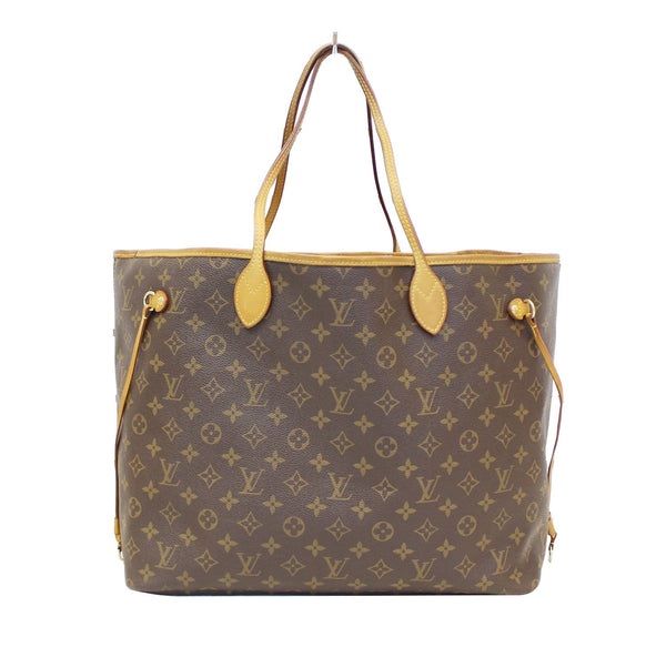 LOUIS VUITTON Monogram Canvas Neverfull GM Brown Tote Bag