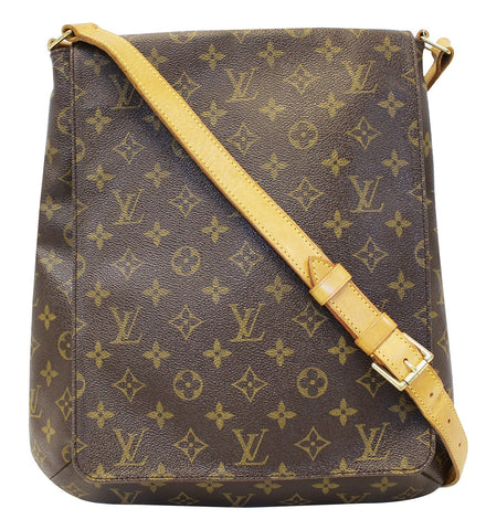 LOUIS VUITTON Monogram Canvas Musette Brown Crossbody Bag