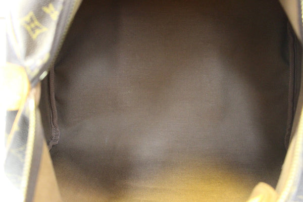 LOUIS VUITTON Monogram Canvas Speedy 35 Brown Satchel Bag