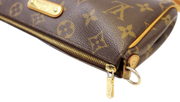 LOUIS VUITTON Monogram Canvas Pochette Eva Clutch Crossbody Bag