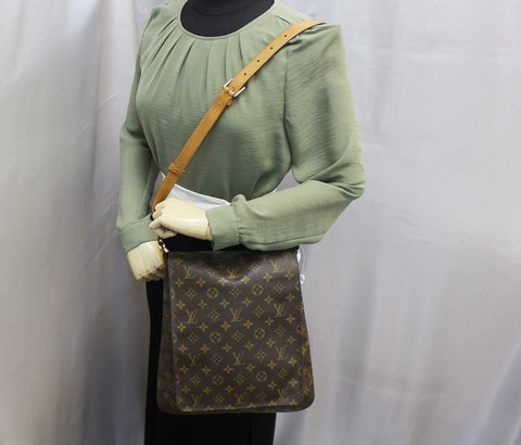 LOUIS VUITTON Musette Salsa GM Monogram Crossbody Shoulder Bag