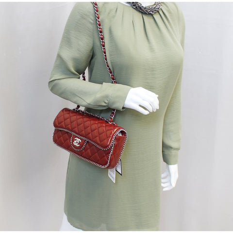 CHANEL Classic Single Flap Chain Around Quilted Lambskin Shoulder Bag