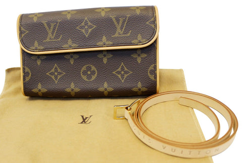 LOUIS VUITTON Monogram Canvas Pochette Florentine Bag