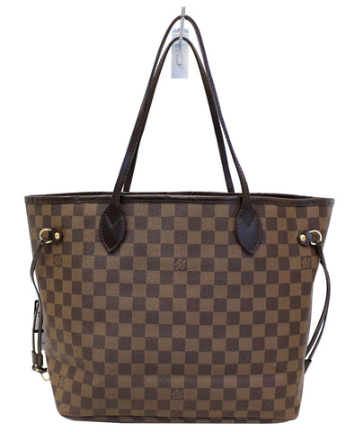 LOUIS VUITTON Damier Ebene Neverfull MM Brown Tote Bag