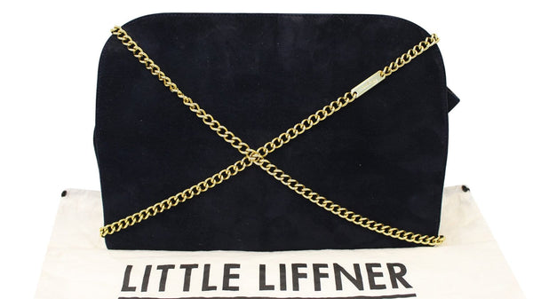 SALVATORE FERRAGAMO Leather Gancini Chain Link Shoulder Bag