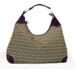FENDI Forever Beige Monogram Canvas Hobo Bag