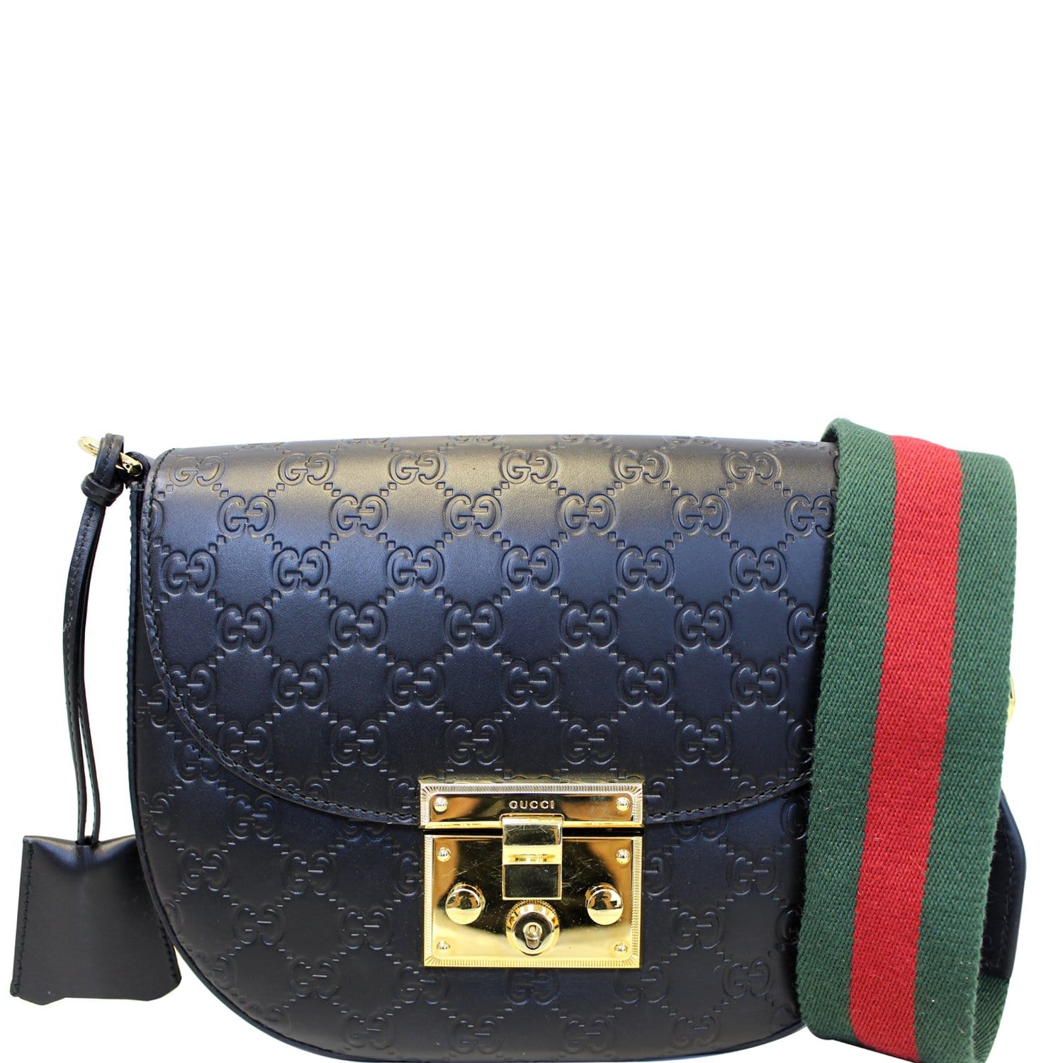 Gucci Guccissima Padlock Medium Shoulder Bag