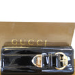 GUCCI Patent Leather Black Romy Clutch Wallet 181544