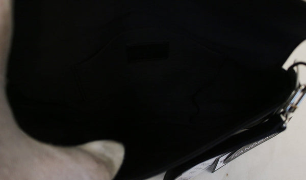 LOUIS VUITTON Black Epi Leather Segur Pochette Bag