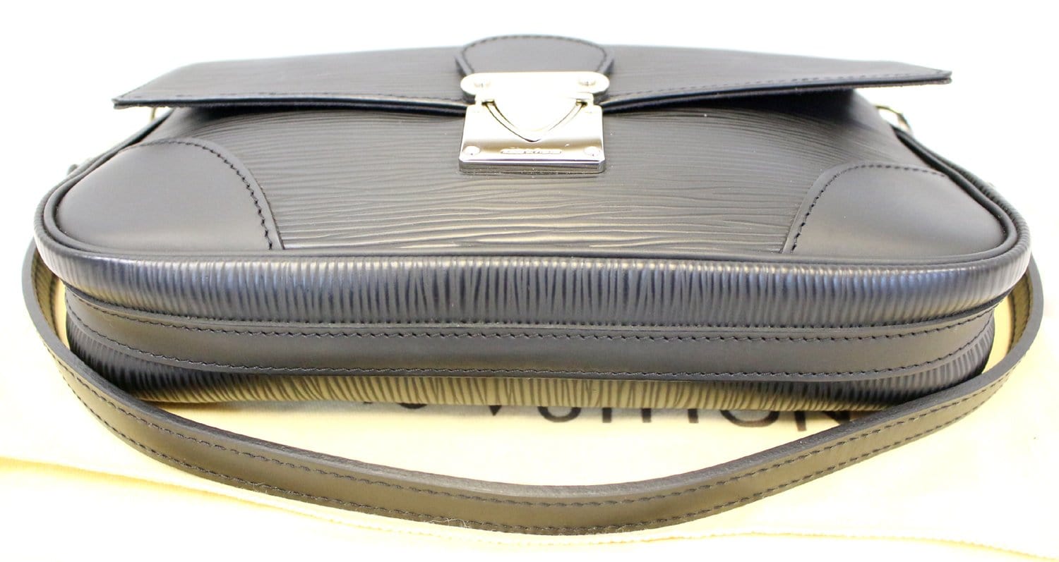 Louis Vuitton - Authenticated SEGUR Handbag - Leather Black Plain for Women, Very Good Condition