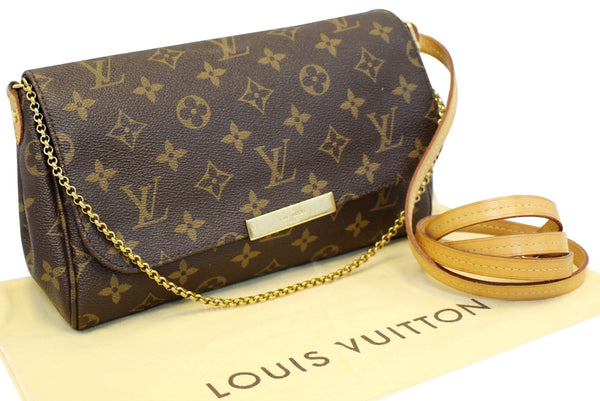 LOUIS VUITTON Monogram Canvas Favorite MM Shoulder Crossbody Bag
