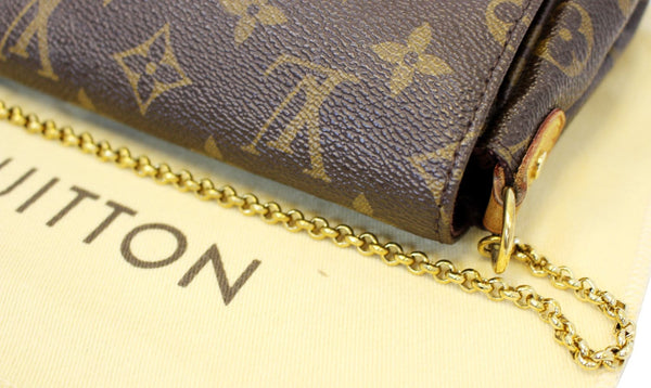 LOUIS VUITTON Monogram Canvas Favorite MM Shoulder Crossbody Bag