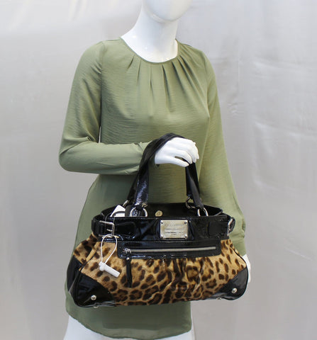 DOLCE & GABBANA Ponyhair Miss Silky Shoulder Bag