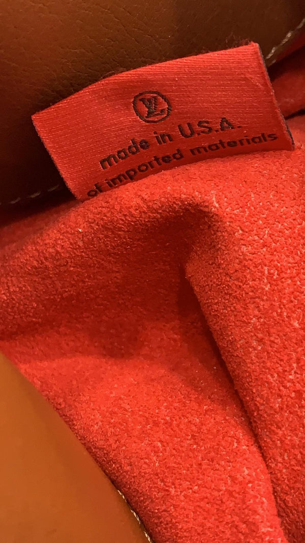 LOUIS VUITTON Tuileries Monogram Canvas Hobo Bag Caramel