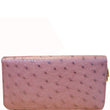 Louis Vuitton Zippy Wallet Ostrich Leather Burgundy