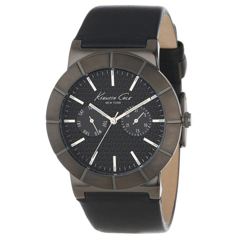 Kenneth Cole KC1929 New York Men's Dress Sport Grey Dial Dual Sub-Eye Multi-Function Strap Watch