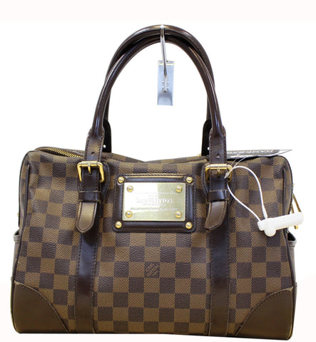 LOUIS VUITTON Damier Ebene Berkeley Satchel Bag