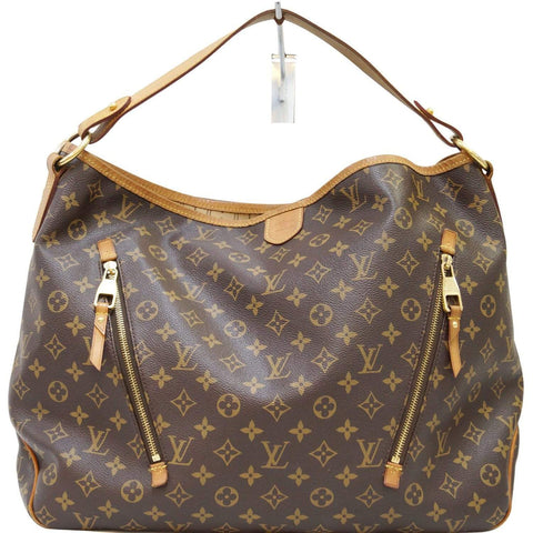 LOUIS VUITTON Delightful GM Monogram Canvas  Shoulder Bag Brown