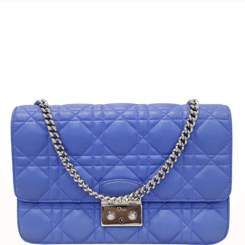 CHRISTIAN DIOR Miss Dior Promenade Cannage Quilted Leather Crossbody Bag