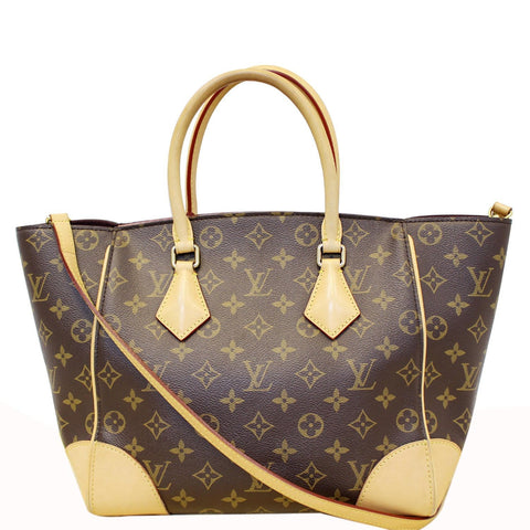 LOUIS VUITTON Phenix Monogram Canvas Shoulder Handbag Brown