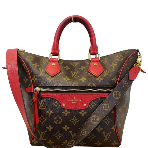 LOUIS VUITTON Tournelle PM Monogram Canvas Shoulder Handbag Cerise - 25% OFF