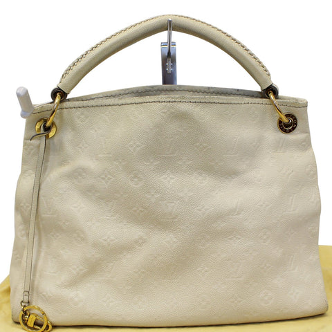 LOUIS VUITTON Artsy MM Neige Empreinte Leather Shoulder Bag