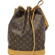 LOUIS VUITTON Large Noe Monogram Canvas Shoulder Bag Brown-US