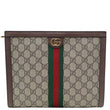 GUCCI Ophidia GG Supreme Canvas Zip Pouch Beige 625549